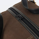 LOEWE Velazquez Boston Bag Leather Brown Gold Auth 146927-10