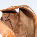 GUCCI Shoulder Bag Leather Brown Gold 007 115 4916 Auth 146929-20