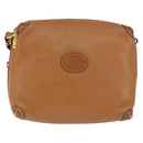 GUCCI Shoulder Bag Leather Brown Gold 007 115 4916 Auth 146929-13