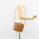 GUCCI Shoulder Bag Leather Brown Gold 007 115 4916 Auth 146929-23