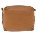 GUCCI Shoulder Bag Leather Brown Gold 007 115 4916 Auth 146929-2