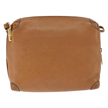 GUCCI Shoulder Bag Leather Brown Gold 007 115 4916 Auth 146929 - 0