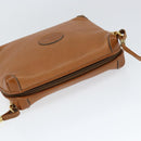 GUCCI Shoulder Bag Leather Brown Gold 007 115 4916 Auth 146929-6