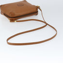 GUCCI Shoulder Bag Leather Brown Gold 007 115 4916 Auth 146929-7