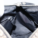 Christian Dior Trotter Canvas Mini Boston Bag Black Silver Auth 146933-19