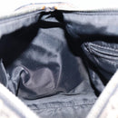 Christian Dior Trotter Canvas Mini Boston Bag Black Silver Auth 146933-20