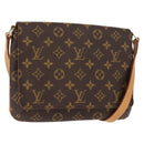 LOUIS VUITTON Monogram Musette Tango Short Strap Bag M51257 Auth 146937V-1