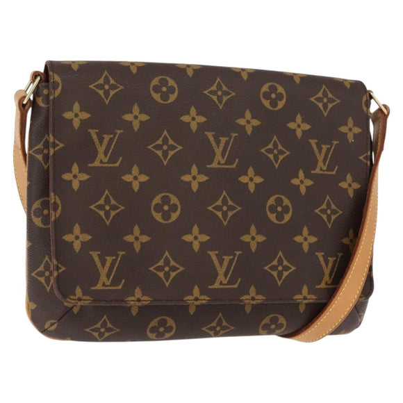 LOUIS VUITTON Monogram Musette Tango Short Strap Bag M51257 Auth 146937V