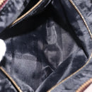 BURBERRY Shoulder Bag Leather Red Gold Auth 146940-21