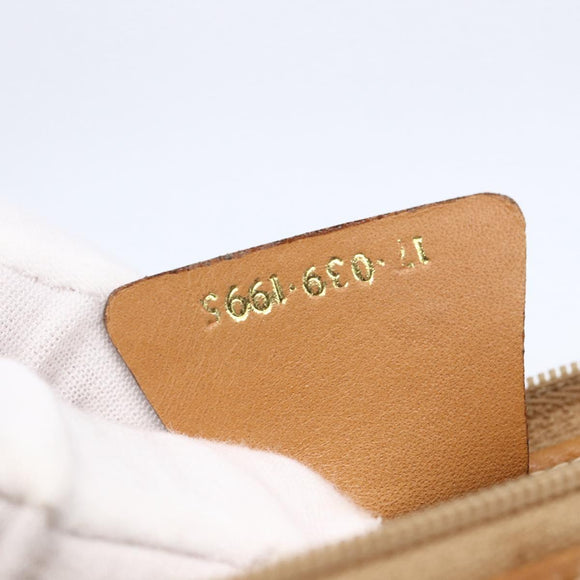 GUCCI Micro GG Supreme Clutch Bag PVC Beige 17 039 1995 Auth 146941