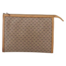 GUCCI Micro GG Supreme Clutch Bag PVC Beige 17 039 1995 Auth 146941-13