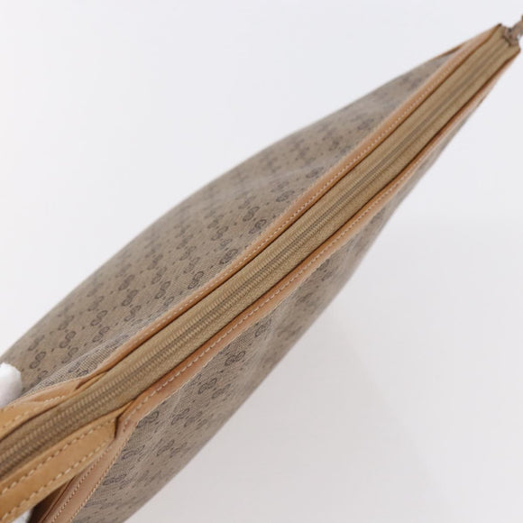 GUCCI Micro GG Supreme Clutch Bag PVC Beige 17 039 1995 Auth 146941