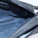 GUCCI GG Supreme Sherry Line Shoulder Bag PVC Navy Gold 904 02 049 Auth 146942-19