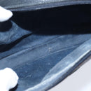 GUCCI GG Supreme Sherry Line Shoulder Bag PVC Navy Gold 904 02 049 Auth 146942-21