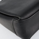 GUCCI Shoulder Bag Leather Black Gold Auth 146943-14