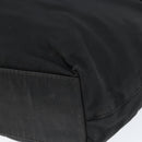 Christian Dior Maris Pearl Hand Bag Nylon Black Silver Auth 146947-9