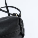 Chloe Lily Shoulder Bag Leather 2way Black Gold Auth 146949-9