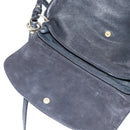 Chloe Lily Shoulder Bag Leather 2way Black Gold Auth 146949-10