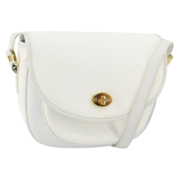 GUCCI Micro GG Supreme Shoulder Bag PVC White Gold 001 406 0259 Auth 146962