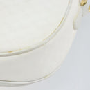 GUCCI Micro GG Supreme Shoulder Bag PVC White Gold 001 406 0259 Auth 146962-15