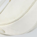 GUCCI Micro GG Supreme Shoulder Bag PVC White Gold 001 406 0259 Auth 146962-16