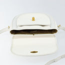 GUCCI Micro GG Supreme Shoulder Bag PVC White Gold 001 406 0259 Auth 146962-10