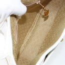 GUCCI Micro GG Supreme Shoulder Bag PVC White Gold 001 406 0259 Auth 146962-11