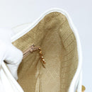 GUCCI Micro GG Supreme Shoulder Bag PVC White Gold 001 406 0259 Auth 146962-19