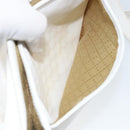 GUCCI Micro GG Supreme Shoulder Bag PVC White Gold 001 406 0259 Auth 146962-22