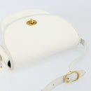 GUCCI Micro GG Supreme Shoulder Bag PVC White Gold 001 406 0259 Auth 146962-6