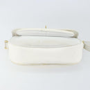 GUCCI Micro GG Supreme Shoulder Bag PVC White Gold 001 406 0259 Auth 146962-5