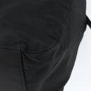 PRADA Hand Bag Nylon Black Silver Auth 146965-9