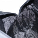 PRADA Hand Bag Nylon Black Silver Auth 146965-19