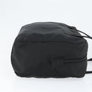 PRADA Hand Bag Nylon Black Silver Auth 146965-3