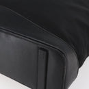 PRADA Tote Bag Nylon Black Silver Auth 146966-8