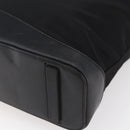 PRADA Tote Bag Nylon Black Silver Auth 146966-16