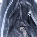 PRADA Tote Bag Nylon Black Silver Auth 146966-22