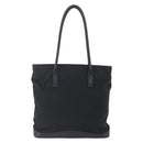 PRADA Tote Bag Nylon Black Silver Auth 146966-2