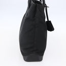 PRADA Tote Bag Nylon Black Silver Auth 146966-3