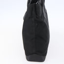 PRADA Tote Bag Nylon Black Silver Auth 146966-4
