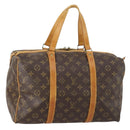 LOUIS VUITTON Monogram Sac Souple 35 Boston Bag M41626 LV Auth 146967-1