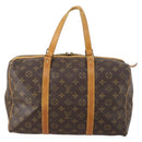 LOUIS VUITTON Monogram Sac Souple 35 Boston Bag M41626 LV Auth 146967-13