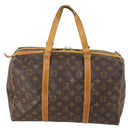 LOUIS VUITTON Monogram Sac Souple 35 Boston Bag M41626 LV Auth 146967-2