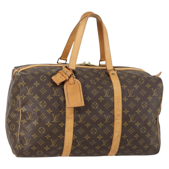 LOUIS VUITTON Monogram Sac Souple 45 Boston Bag M41624 LV Auth 146968