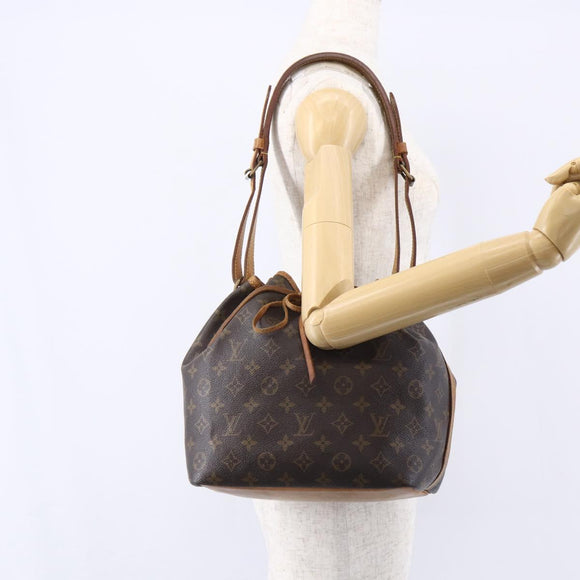 LOUIS VUITTON Monogram Petit Noe Shoulder Bag M42226 LV Auth 146971
