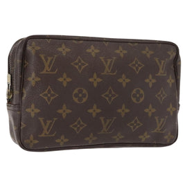 LOUIS VUITTON Monogram Trousse Toilette 23 Clutch Bag M47524 LV Auth 146972