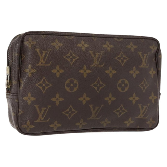 LOUIS VUITTON Monogram Trousse Toilette 23 Clutch Bag M47524 LV Auth 146972