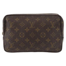 LOUIS VUITTON Monogram Trousse Toilette 23 Clutch Bag M47524 LV Auth 146972-13