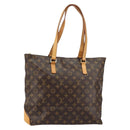 LOUIS VUITTON Monogram Cabas Mezzo Tote Bag M51151 LV Auth 146973V-1