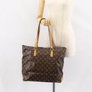 LOUIS VUITTON Monogram Cabas Mezzo Tote Bag M51151 LV Auth 146973V-23